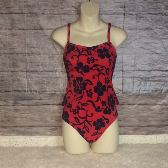 Lands' End Swim Lands End Floral Print 2 Piece Bathing Suit Poshmark